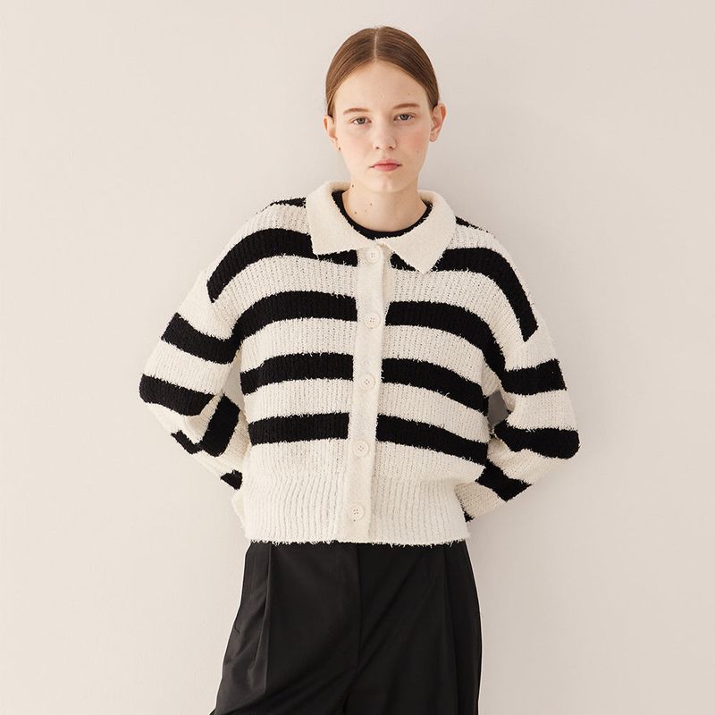 Classic crumble cardigan_stripe