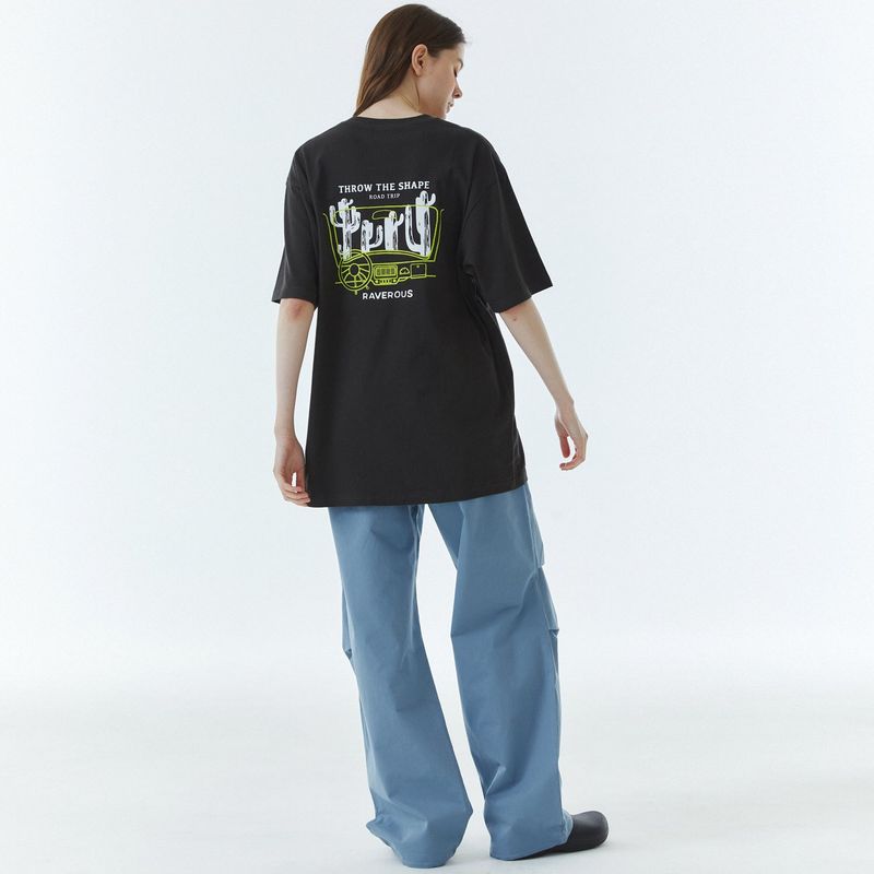 Cactus T-Shirt Charcoal