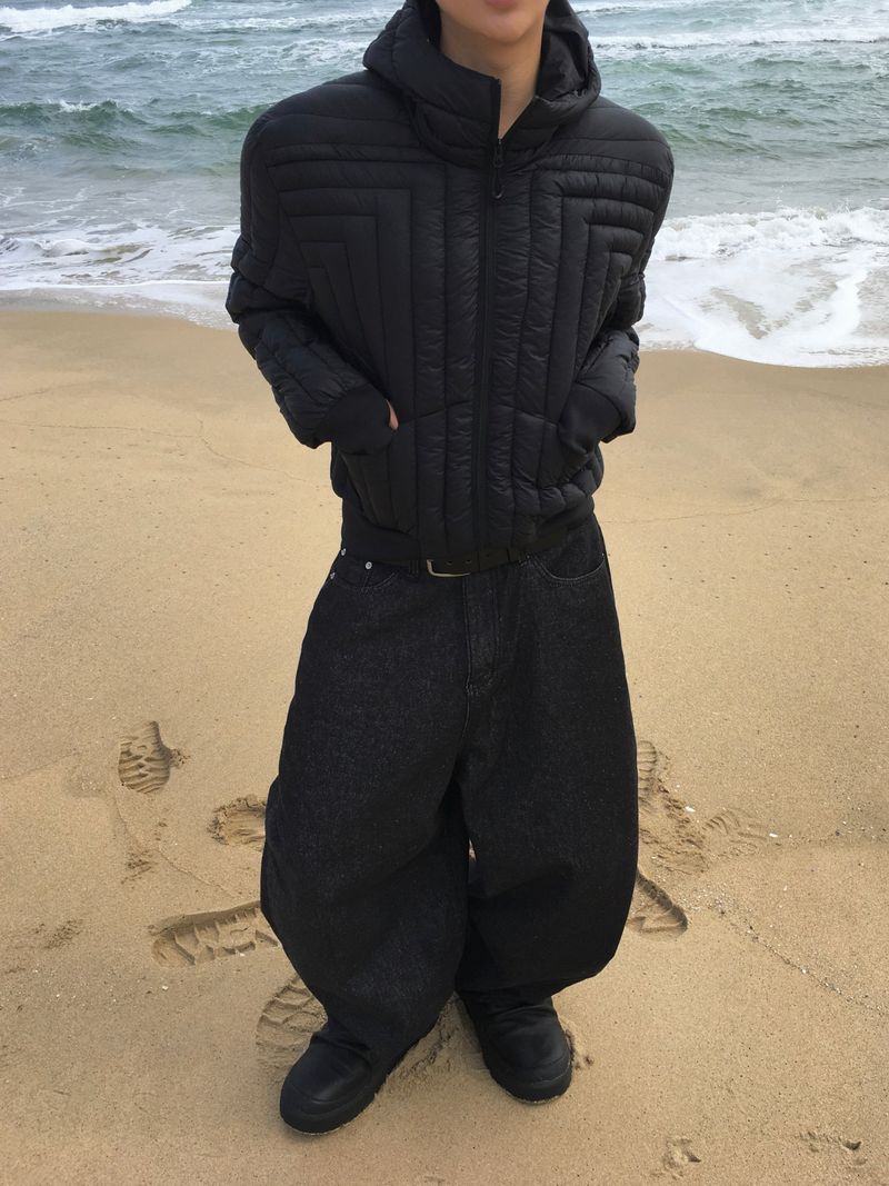 Juno Crop Hooded Cut-Out Lightweight Padding 3C