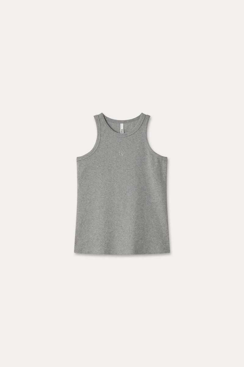 ALL-DAY SLEEVELESS TOP_MELANGE GRAY
