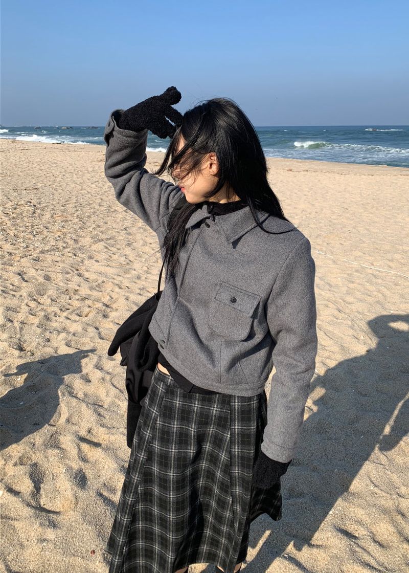 POCKET WOOL JACKET