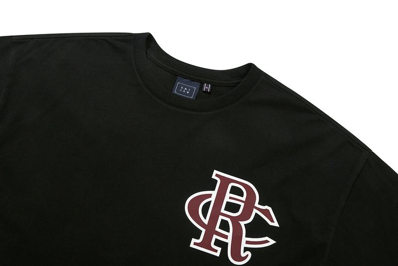 ATHLETIC LOGO TEE SHIRT_BLACK