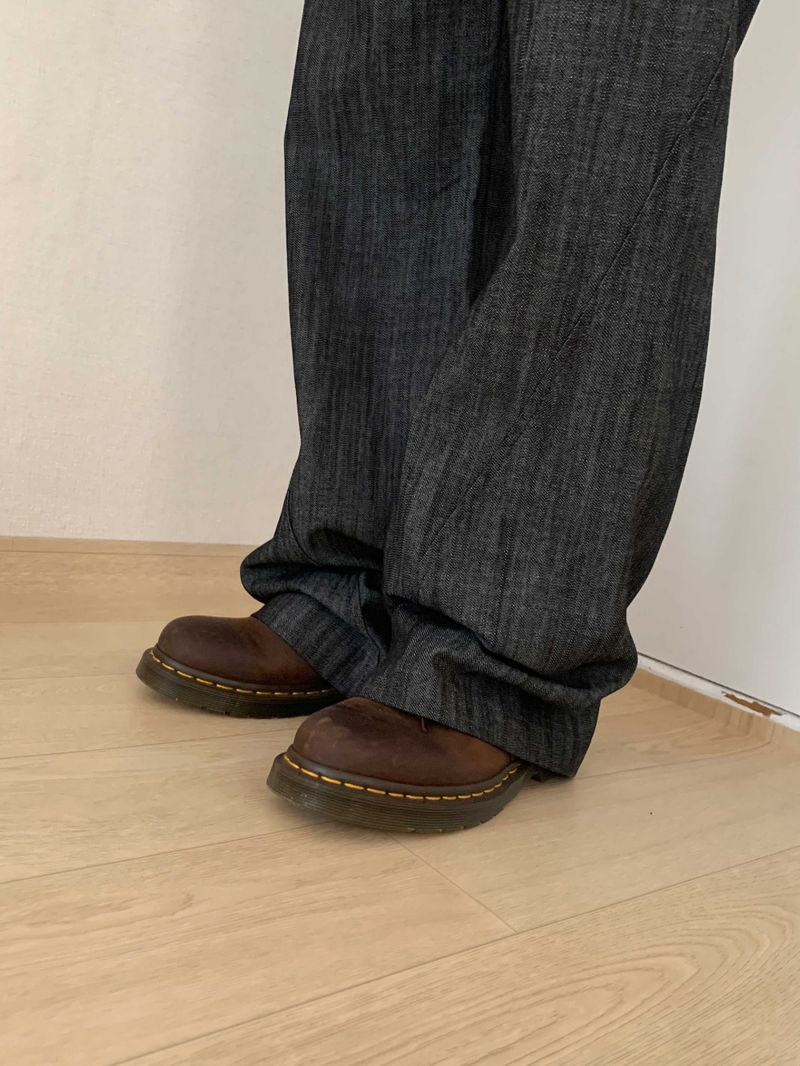 selvedge Bootcut Semi Low Denim (2 colors)