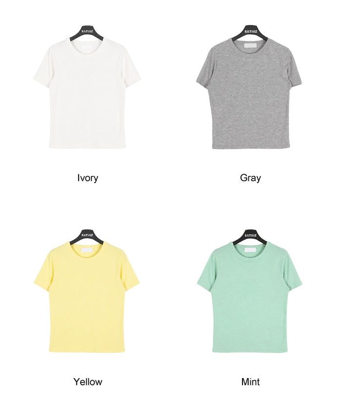 Erin Tencel Crop Short Sleeve Tee