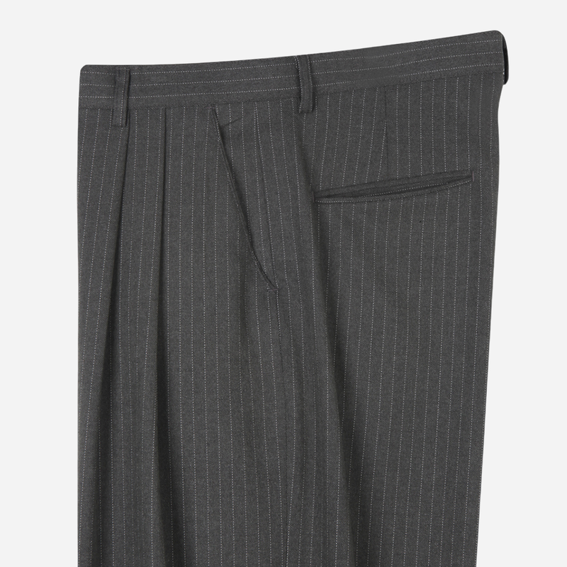 Foen Wool Stripe Slacks