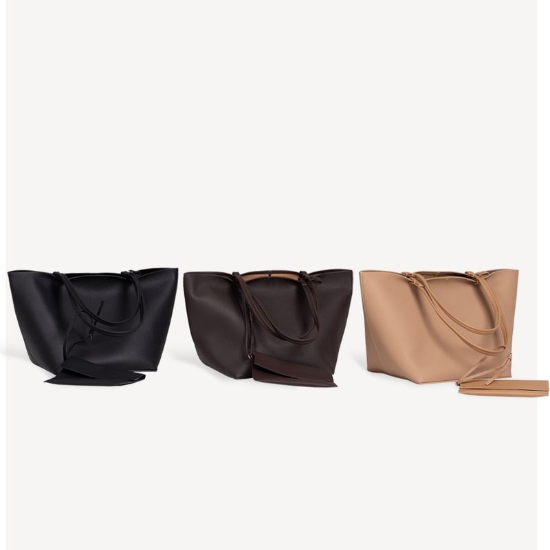 REAL LEATHER SHOPPER BAG
