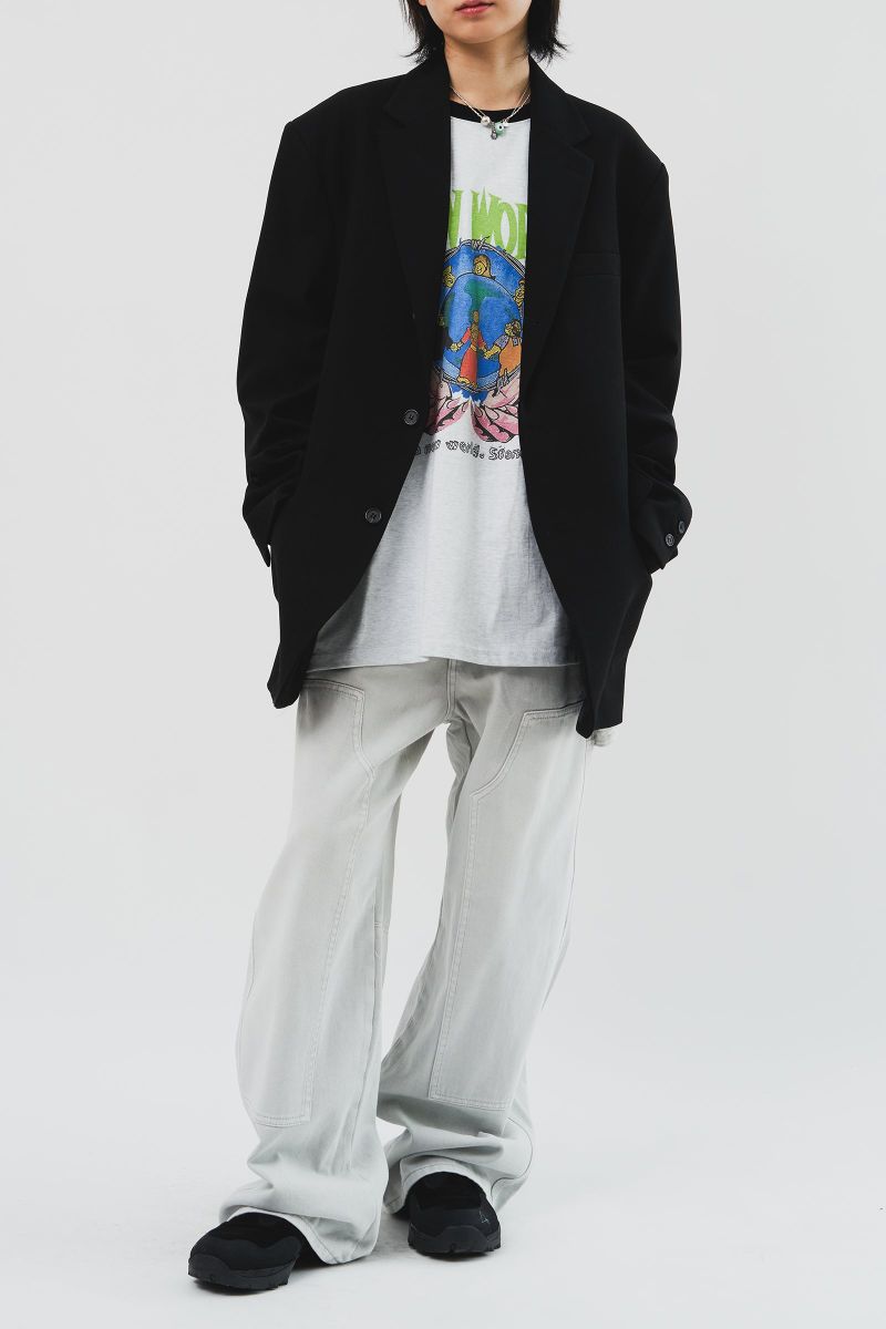 Sub Single Breasted Jacket (3color)