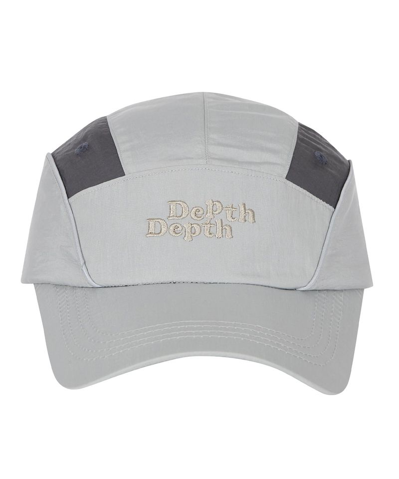 Depth Nylon 7 Panel Cap Light Gray