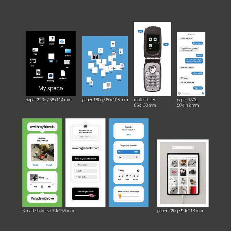 oab digital pack / scrap sticker set