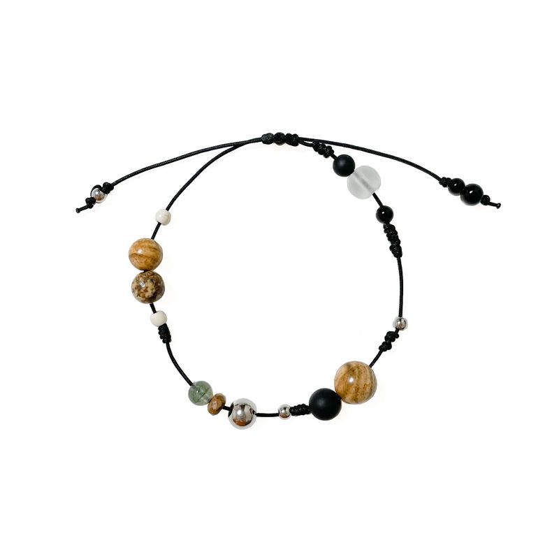 mOzi（モジ）の「The grain of wood gemstone bracelet（Accessories）」