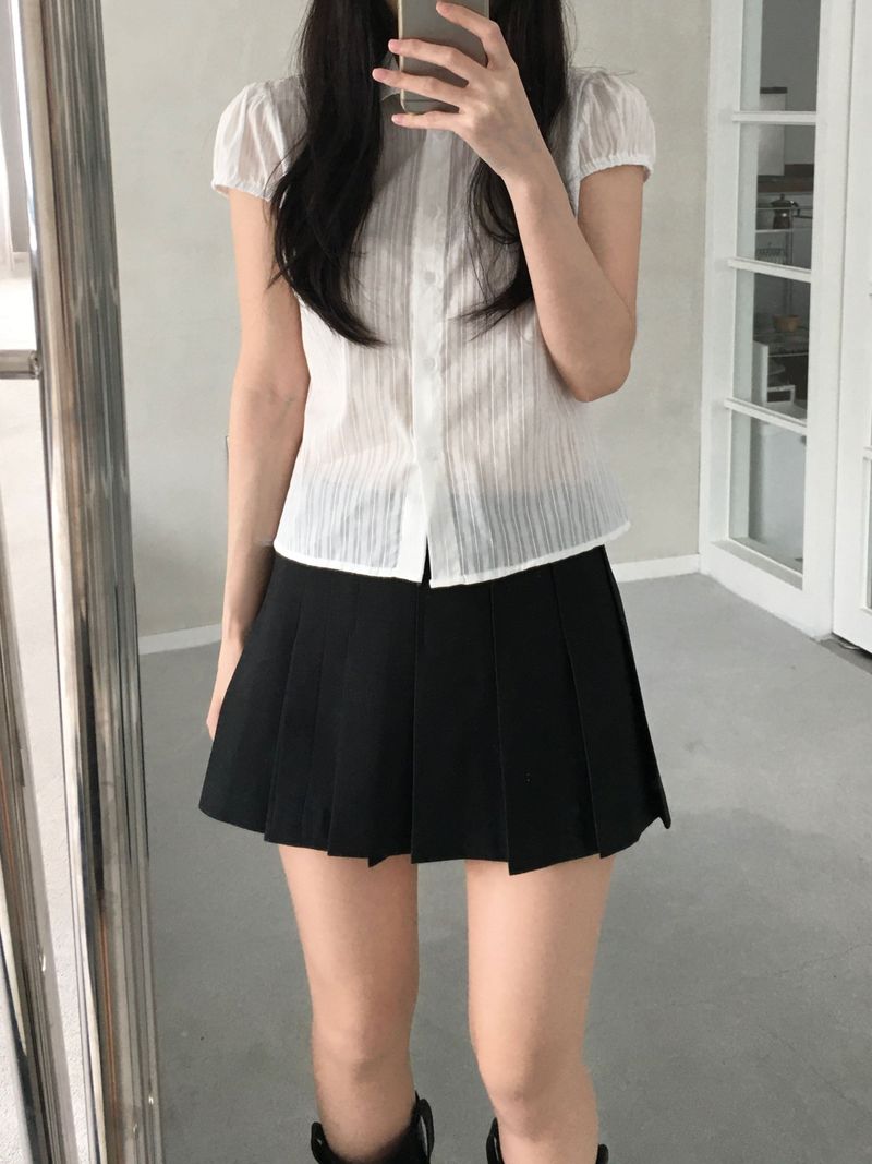 Elly Puff Blouse (2 colors)