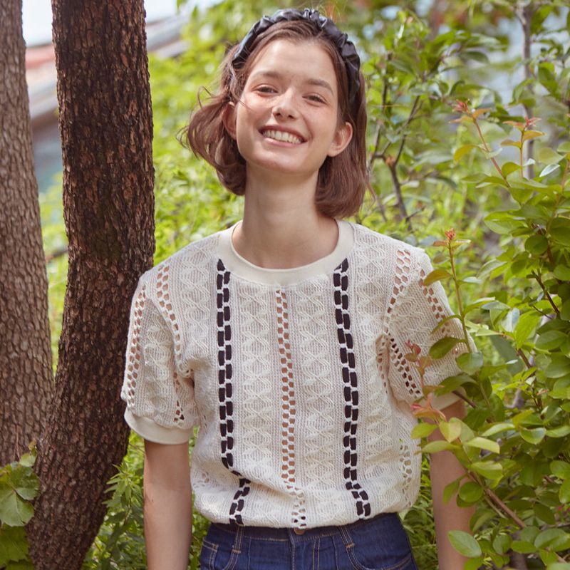 VITALSIGN（バイタルサイン）の「Rope Cable Summer Knit（Tops）」