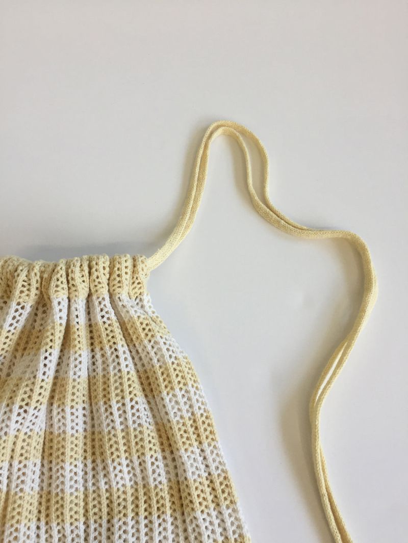 Knit String Backpack (2color)