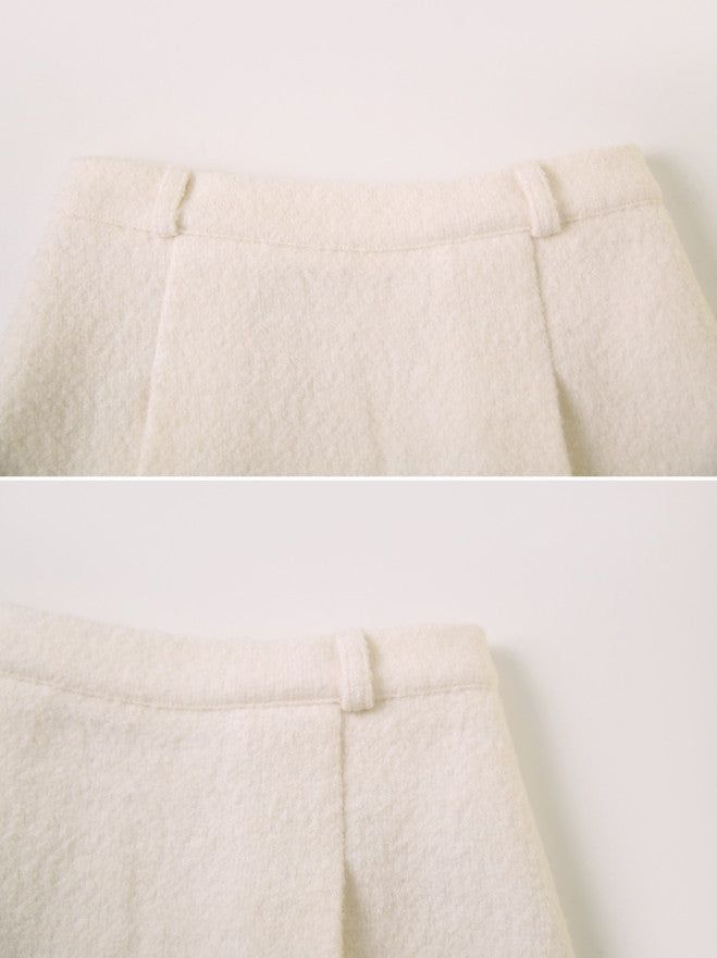 [SHOPPERMADE] Boucle Two Pintuck Mini Skirt (2color)