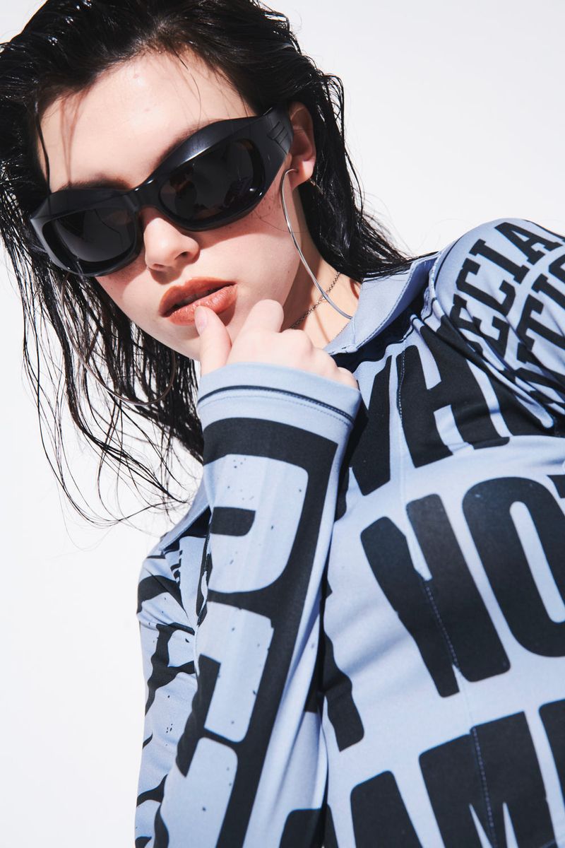 NEWS COLLAR T-SHIRT