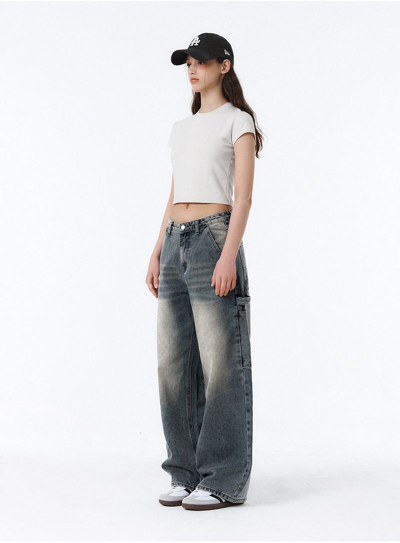BTB : WORKSCAPE CARPENTER JEANS [SMOKY BLACK CORE]