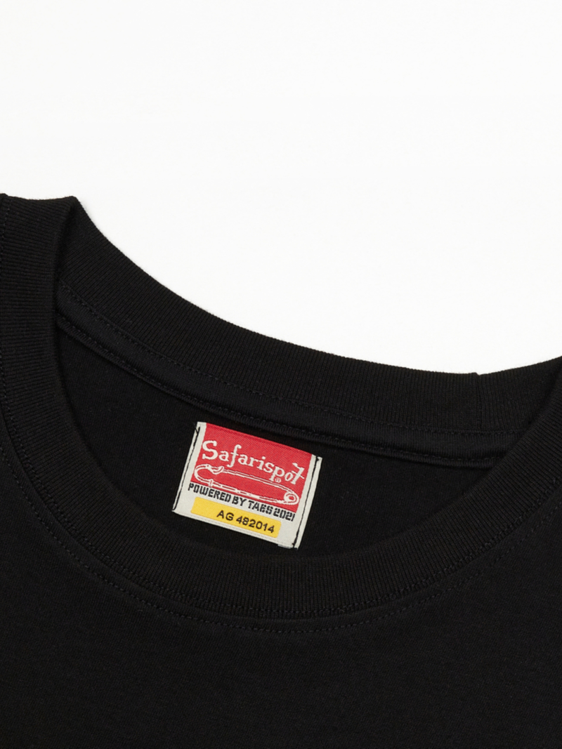 1/2 STICKERPACK TEE (BLACK)