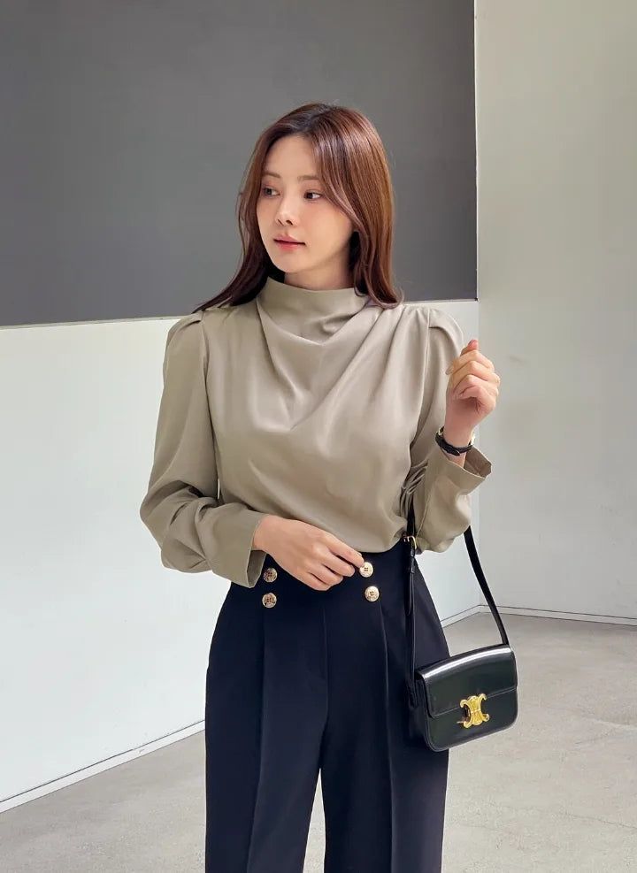 Loire Two-Button Wide Slacks