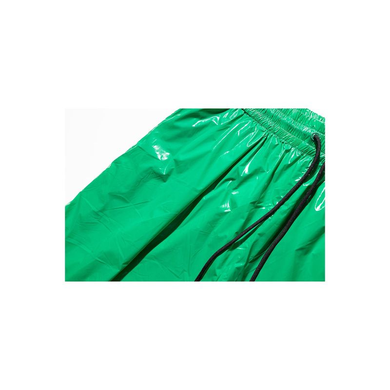 C LOGO ONE TUCK SATIN WIDE SHORT PANTS