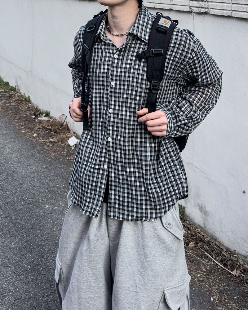 Focus Seersucker Check Shirt