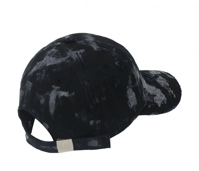 dirty gray coating destroyed ball cap