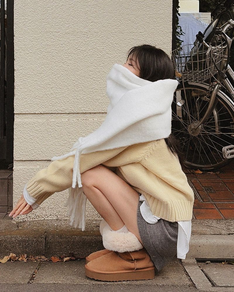 Swui wool muffler