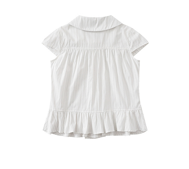 Meria Heart Button Blouse