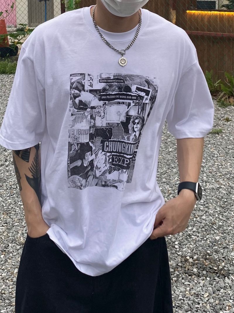 Poster Half Dyed Short Sleeve Tee 2C
