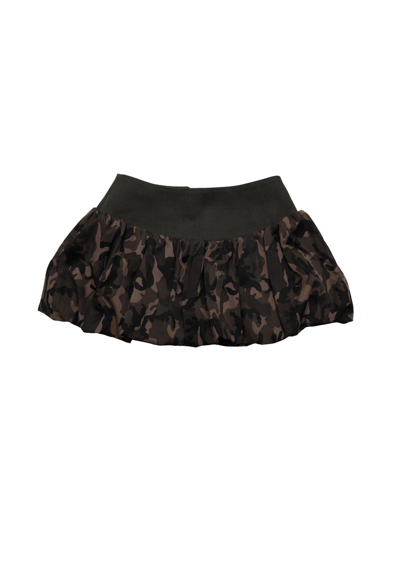 [Limited Edition] CAMO BALLOON SKIRT