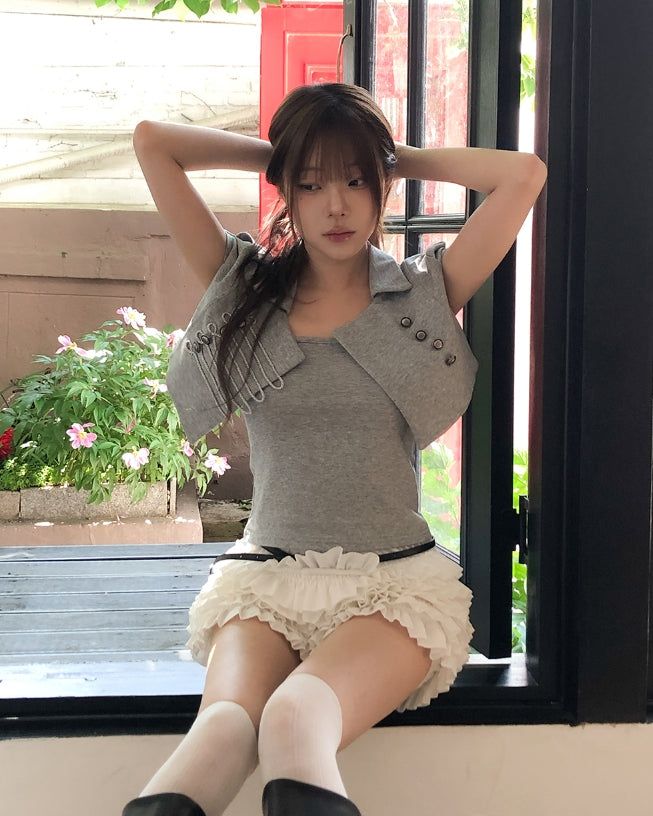 Nak Napoleon Crop Jacket Set