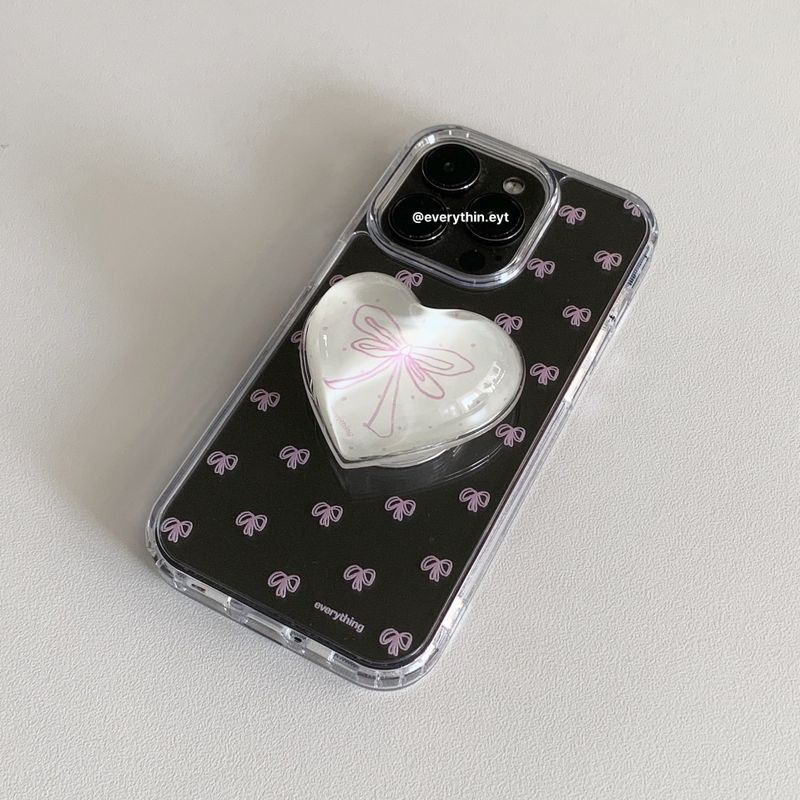 [jelly hard] ribbon pattern case