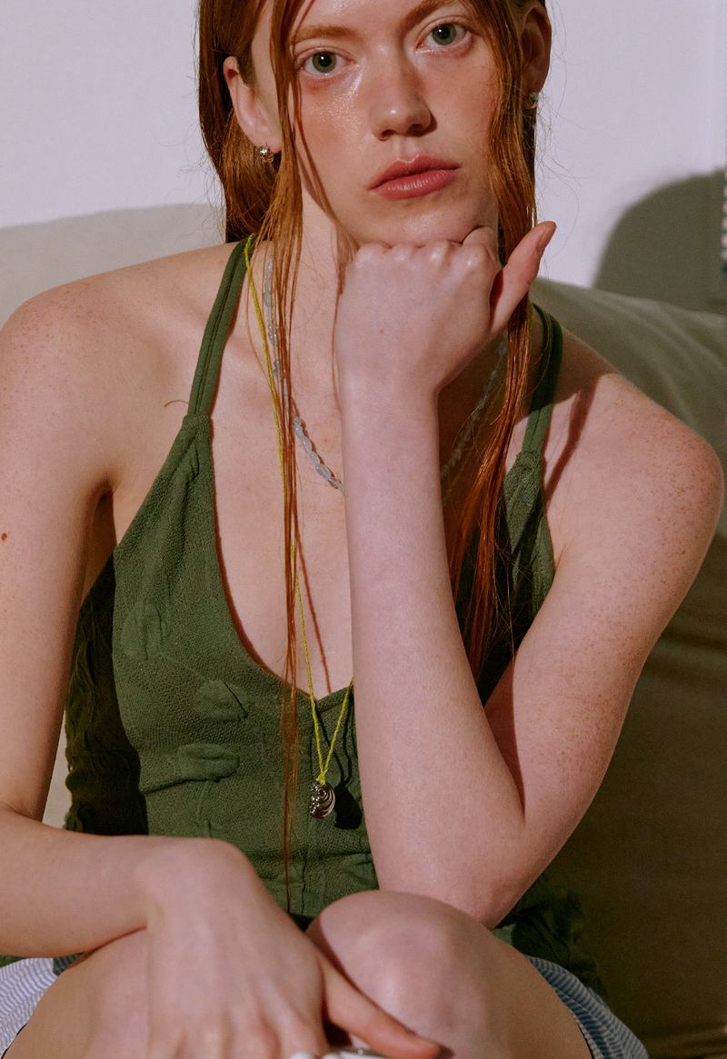 Shell Necklace (Green)