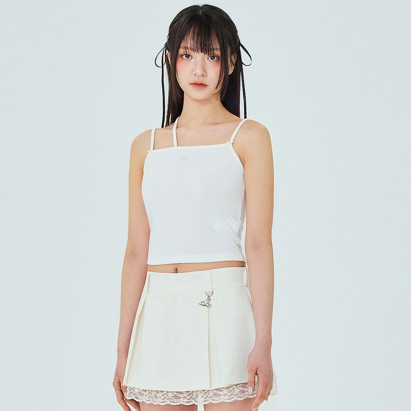 FANCY TOP IN CREAM