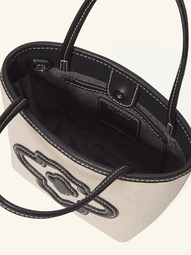 Moroccan Rose Canvas Mini Tote