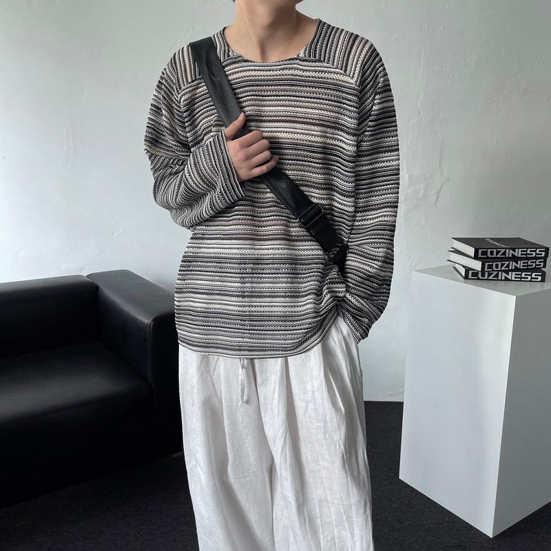 COZINESS（コジネス）の「YM Indy see-through knitwear (2 colors)（Tops）」