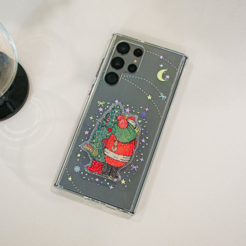 【MADE】Snow starlight Jelly hard Phone case