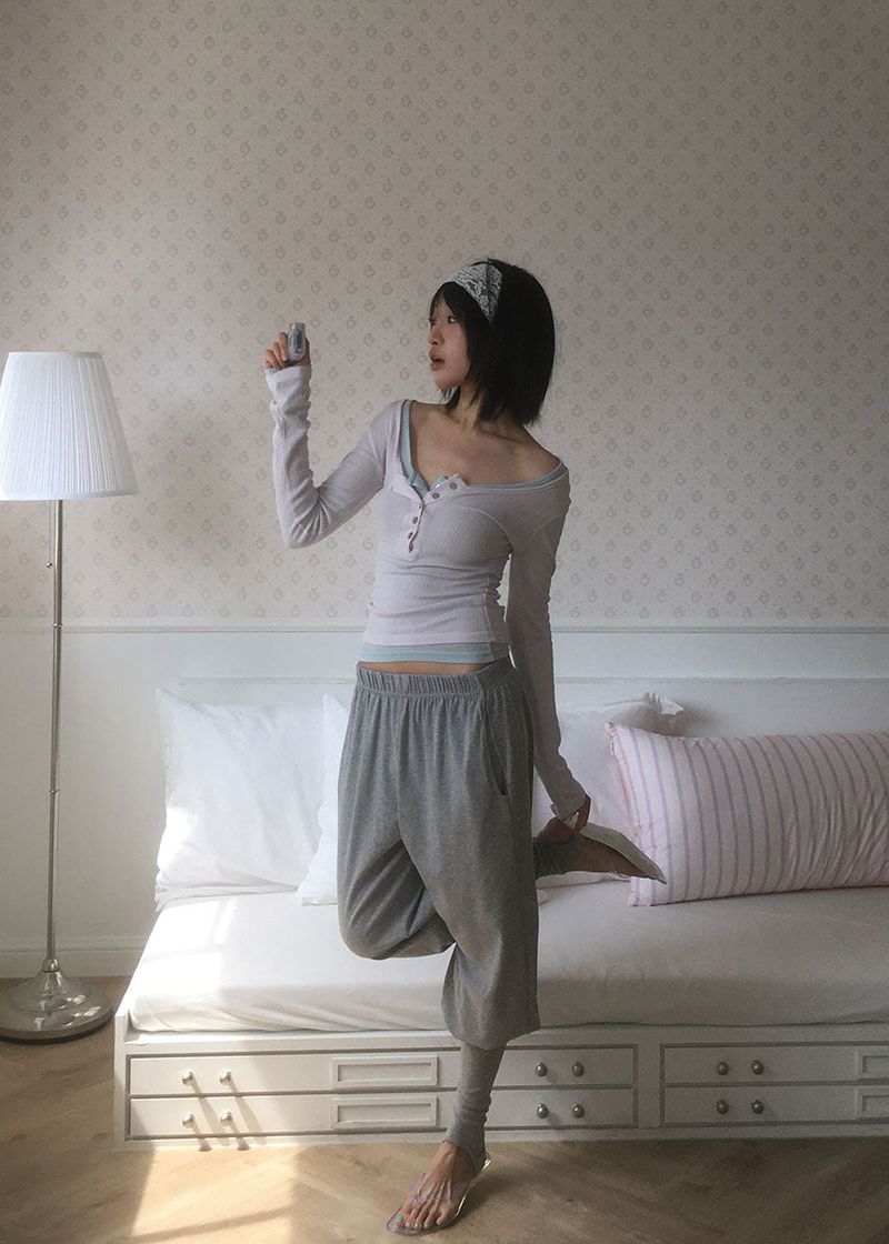 WARMER JOGGER CAPRI PANTS (2color)