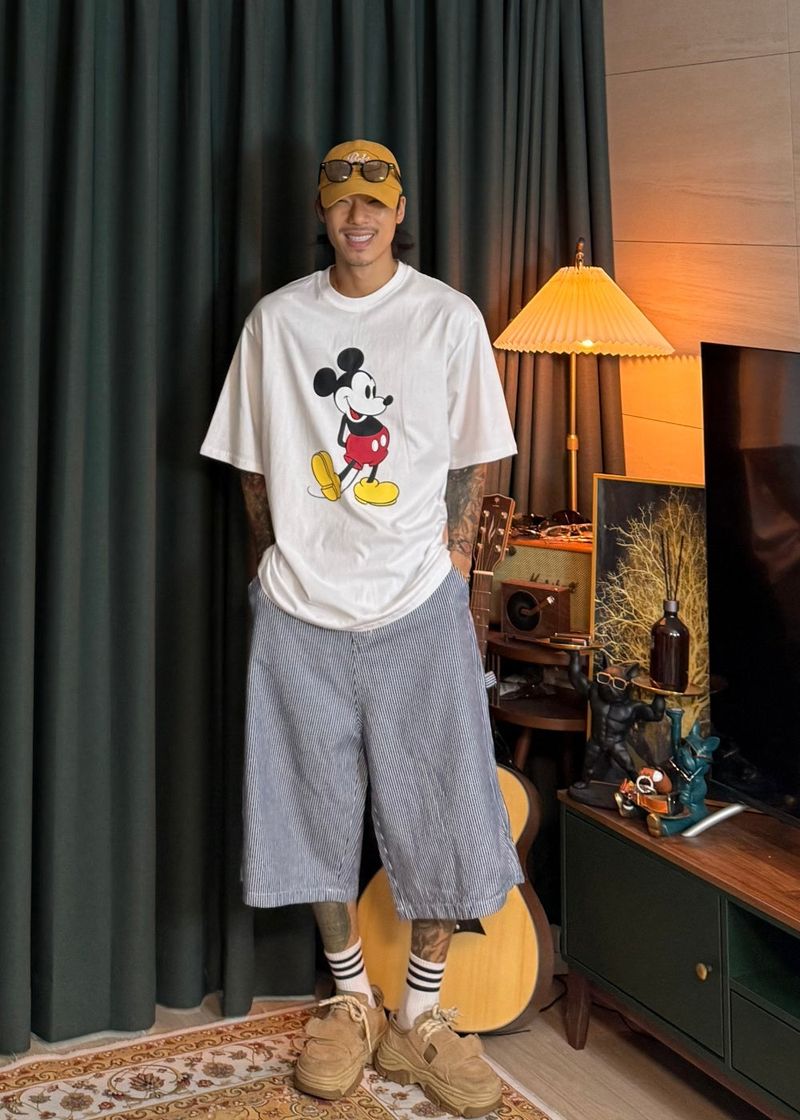 virstyle(ビルスタイル)の「Disney Standard Mickey Color Short Sleeve 4COLOR(Tops)」