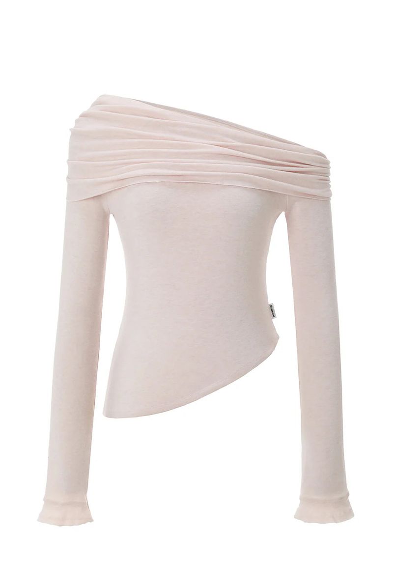 Serene drape top - pink