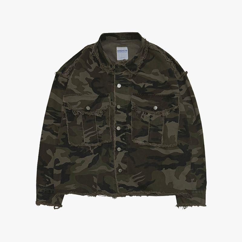 grunge camouflage jacket_khaki
