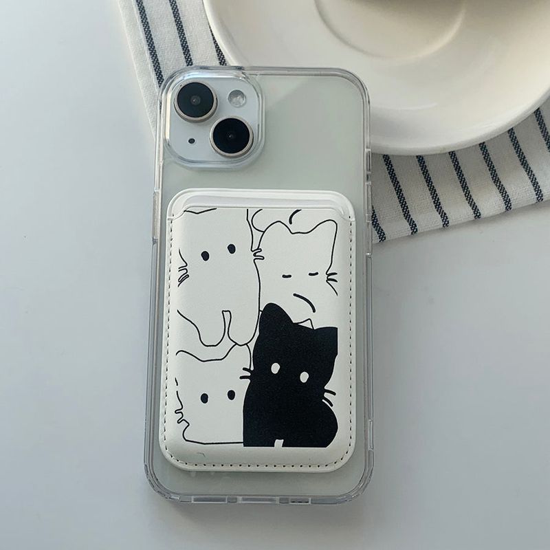 Point Black Cat Magsafe CardPocket