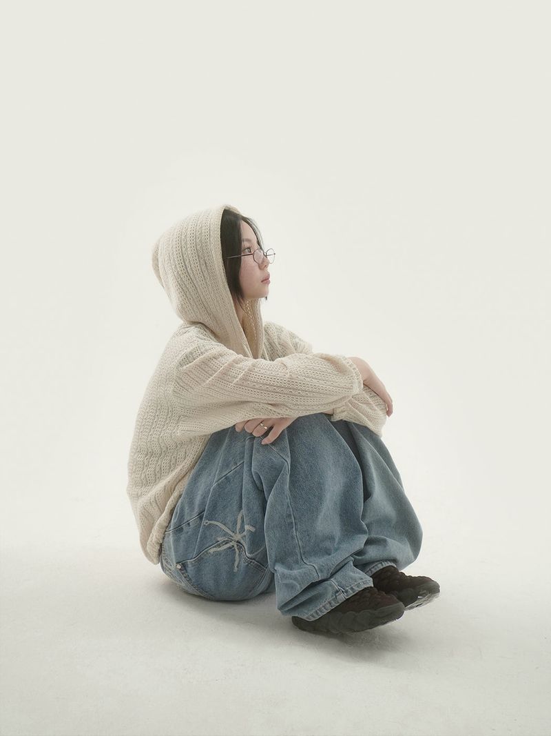 Felid handle denim pants -3C