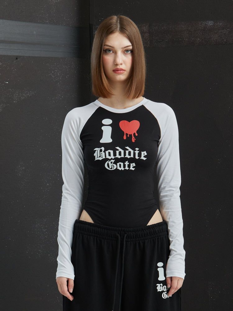 GATELESS（ゲートレス）の「LOVE BADDIE T-SHIRT（Tops）」