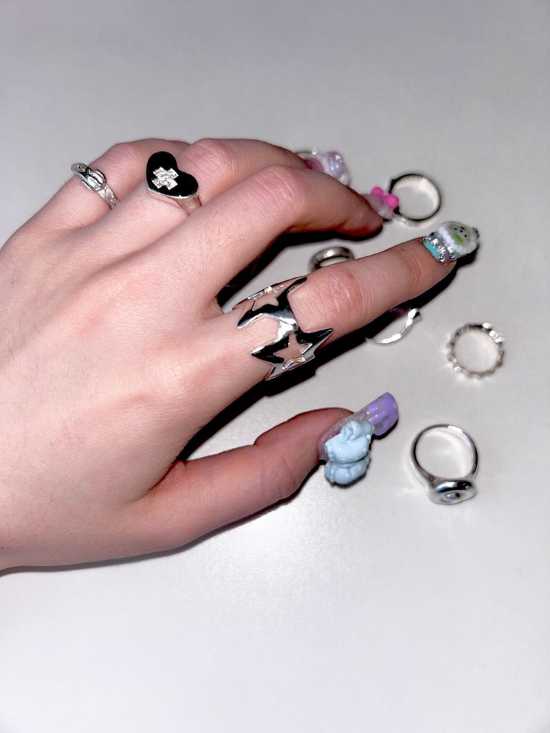 Twin Star Ring