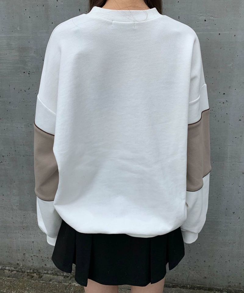 バイカラービッグスウェット