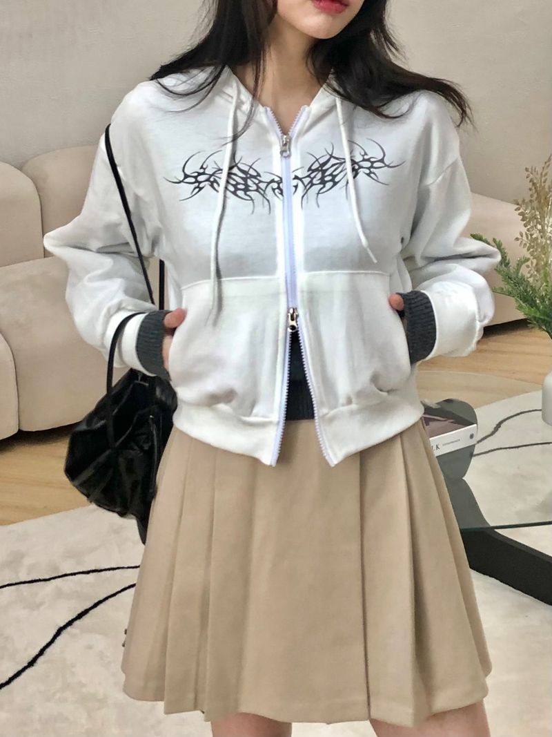 Sender hood zip-up