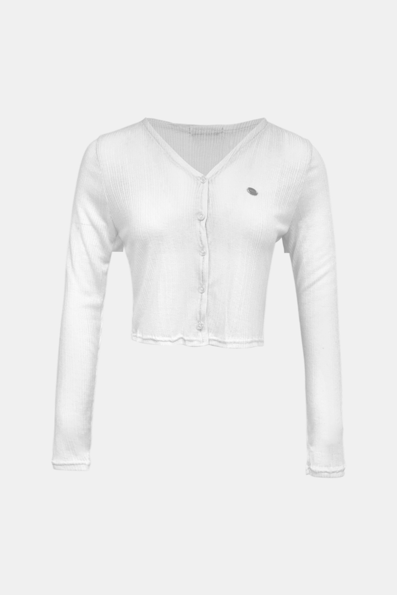 Spring See-through V-neck Cardigan