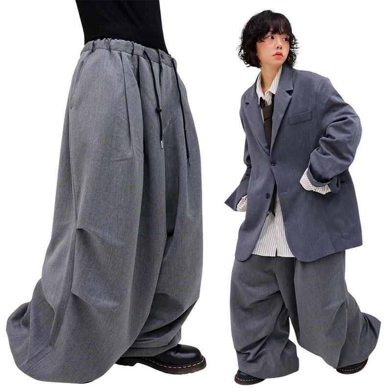 Real Wide Two-Tuck Slacks