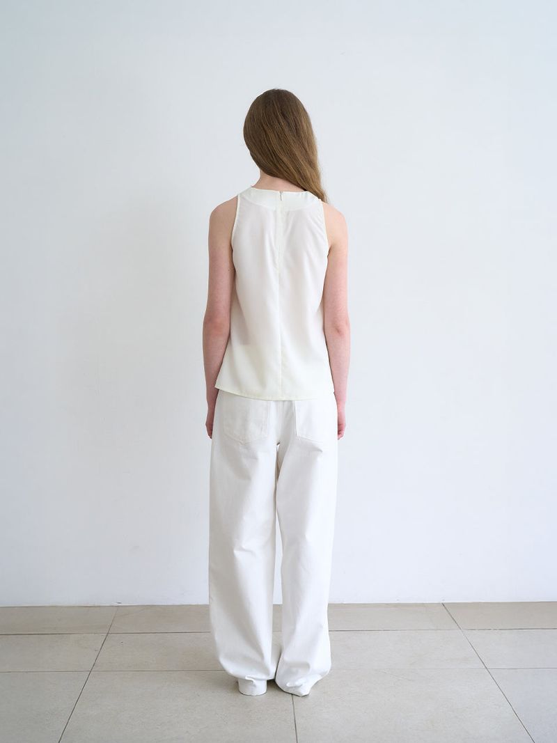 Hazel wide pants (Ivory)