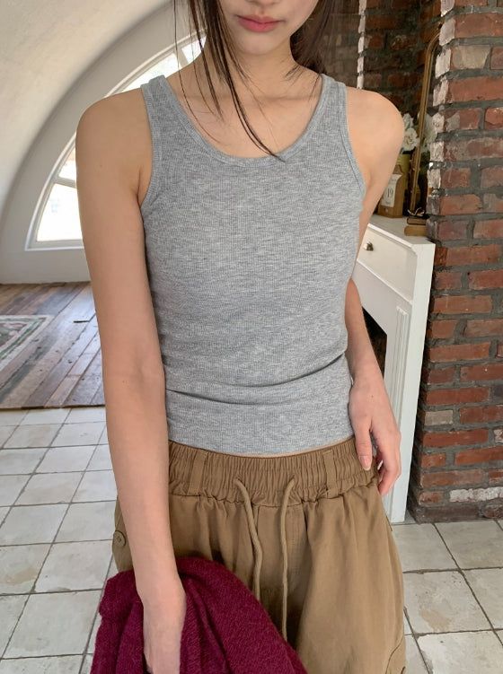 BAON（バオン）の「Loini Ribbed Layered Sleeveless（Tops）」